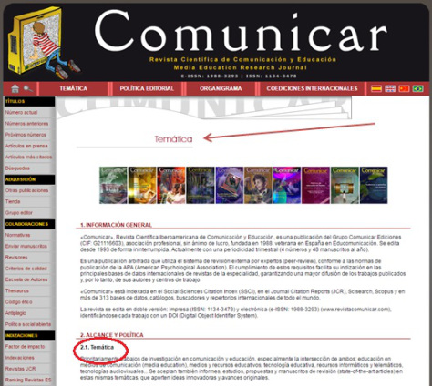 Revista Comunicar pesquisa