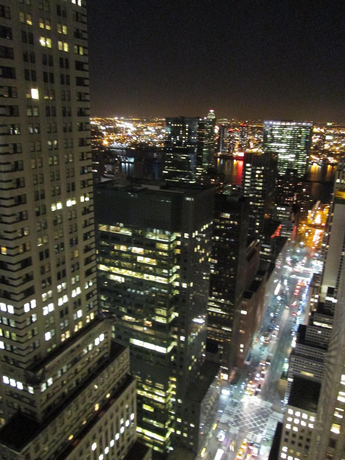 Una vista de la ciudad de NY desde el lugar de celebración del Festival